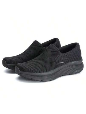 Skechers أحذية رياضية للمشي اليومي للرجال ذات نعل طري 232262-BBK