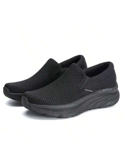 Skechers أحذية رياضية للمشي اليومي للرجال ذات نعل طري 232262-BBK