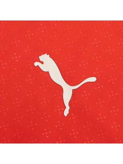Puma ملابس علوية تشغيل مع أكمام قصيرة للرجال 780766-01 ، تدريب ركوب الدراجات، لياقة كاجوال، ملابس رياضية كرة السلة