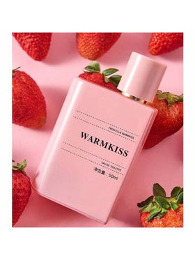 WARMKISS عطر فواكه: خوخ ، بطيخ ، عنب ، فراولة. هناك أربعة نكهات للاختيار من بينها. للطلاب ، التواعد أمر ضروري. عطر للنساء سيدوم لفترة طويلة. إنه منعش وله طعم فاكهي قوي. هدايا للصديقات يمكن استخدامها للتسوق وأندية الليل