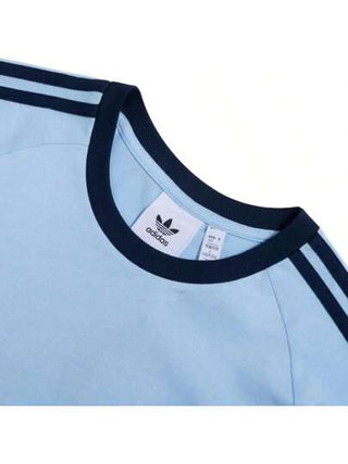 Adidas Originals تي شيرت رياضي بياقة دائرية قصير الأكمام للرجال، قطن مريح للتنفس JN7018