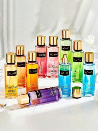 بخاخ عطري منزلي متعدد المواقف بسعة 250 مل طويل الأمد، منعش للأجواء الداخلية والخارجية، مزيل روائح متعدد المشاهد، 8 عطور مختلفة، مثالي كهدية أو لأغراض شخصية، محمول