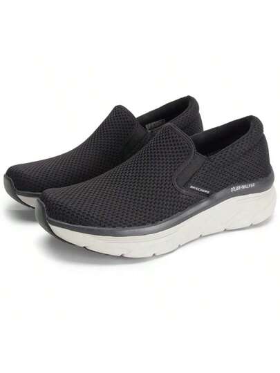 Skechers أحذية جري عادية مبطنة وقابلة للتنفس للرجال ، طراز: 232262-BLK
