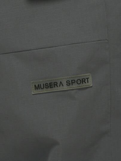 Musera Sport بنطلون نايلون بخصر مطاطي وجيوب جانبية، مناسب للبادل والتنس وبيكليبول والجيم والياقة البدنية والبيلاتس والاستخدام اليومي