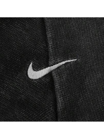 Nike 2024 جاكيت هوودي كاجوال فضفاضة مطبوعة نسائية، محبوكة للرقص