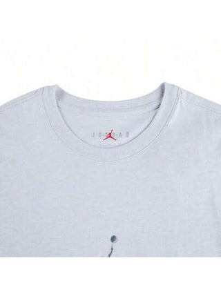 Jordan قميص كريو مُذبل Boyfriend Style للرجال TFN5989-043 رقم طراز M J FLT MVP GX SS، قميص مُحبوك بدون ياقة لعام 2024