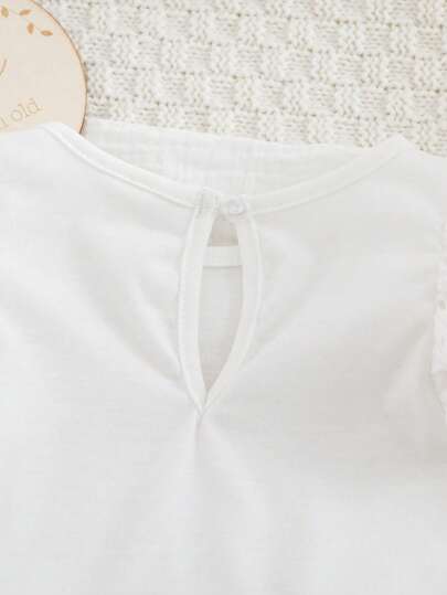 سرقوق مولود جديد بنات بأكمام بيضاء مافروم، مرتبة صيفية عادية