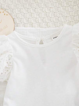 سرقوق مولود جديد بنات بأكمام بيضاء مافروم، مرتبة صيفية عادية