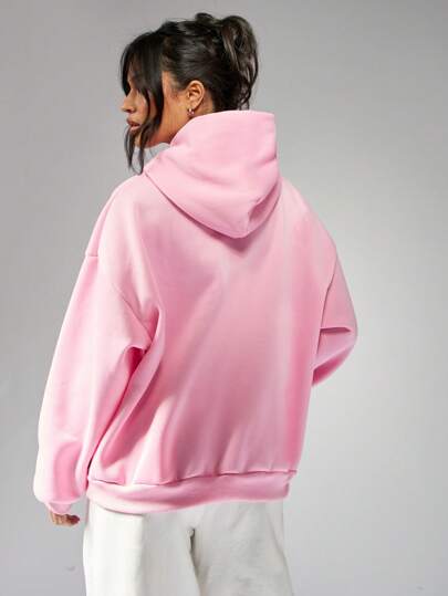 MISSGUIDED Missguided x Playboy هوديي بتصميم رأس الأرنب مقاس كبير