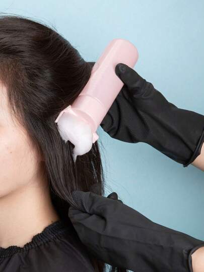 زجاجة زيت الشعر 1 قطعة، زجاجة مشط صبغة الشعر، زجاجة فرشاة تطبيق جذور الشعر، زجاجة فرشاة تطبيق صبغة الشعر، زجاجة غسيل صبغة الشعر مع مقياس