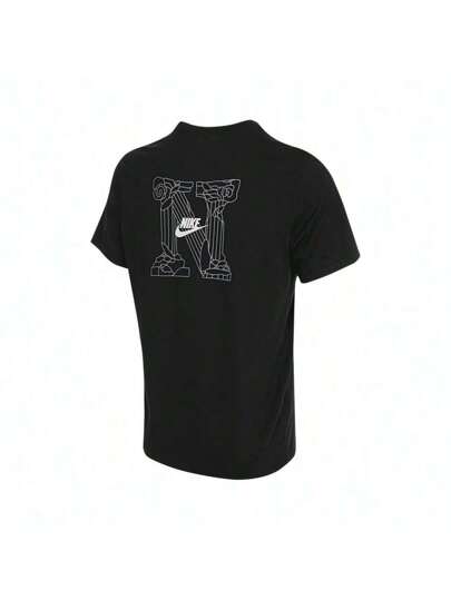 Nike قميص تي شيرت النادي موسميةASM NSW TEE LBR SSNL، ذو ياقة مافتوحة، أكمام قصيرة، FZT5418-010