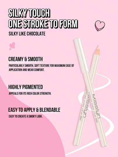 Misslyn قلم كريمي مزدوج الاستخدام عالي الصبغة، مقاوم للتشويش، خالي من التجارب على الحيوانات، ناعم وطويل الأمد، مثالي للحفلات والشاطئ والسفر والعطلات والتخييم والهدايا والموضة الوردية والعام الجديد وعيد الحب والحرم الجامعي والسنة الصينية الجديدة