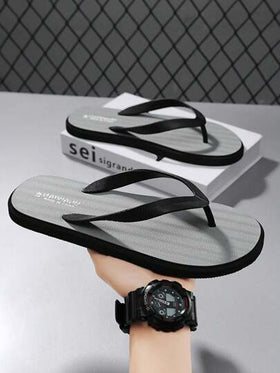 صنادل رجالية مضادة للانزلاق، أنيقة وعصرية، مناسبة للربيع والصيف، بتصميم عطلة شاطئي للاستخدام الخارجي والداخلي