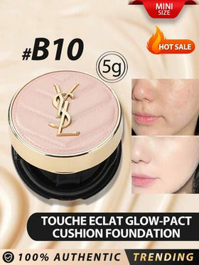Yves Saint Laurent YSL [ميني] أساس وسادة تاتش إيكلا #B10 5 جرام / أساس كريمي، تغطية عالية، طويل الأمد. أساس كريمي - تغطية عالية - طويل الأمد / احصل على البريق الصحي المرغوب. / تغطية عالية، مريح طوال اليوم.