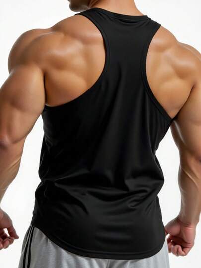 Manfinity Sport Corelite ملابس علوية رياضي كاجوال بطباعة شعار للرجال