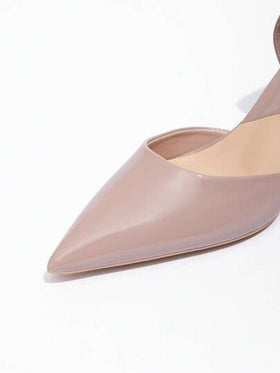 Xin Jing Shoes حذاء كعب عالي نسائي موضة خريف/شتاء 2025 بتصميم مفرغ، أنيق، كعب قطة