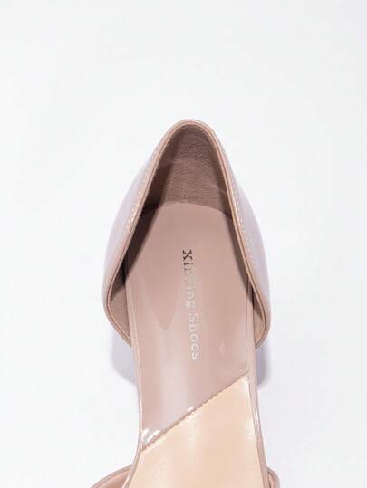 Xin Jing Shoes حذاء كعب عالي نسائي موضة خريف/شتاء 2025 بتصميم مفرغ، أنيق، كعب قطة