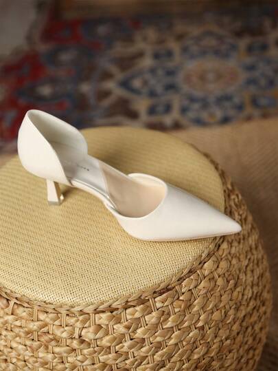 Xin Jing Shoes حذاء كعب عالي أنيق للنساء موضة خريف/شتاء 2025 بتصميم مفرغ