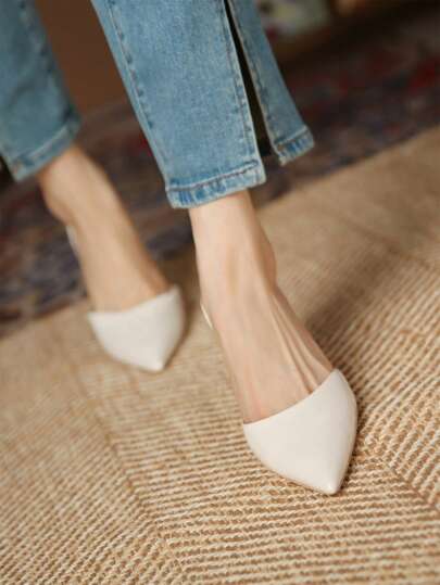 Xin Jing Shoes حذاء كعب عالي أنيق للنساء موضة خريف/شتاء 2025 بتصميم مفرغ