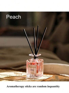 1 قطعة عطر أرومابيرابي رومانسي، 1.69 أونصة زيت أساسي من خوص، على شكل عصا عشوائية الكمية/اللون، اشمئزاز خشب العود وخوخ وخشب عنبر، مُعطّر الهواء المنزل والمكتب، مبخرة القصب، زينة الزيوت الأساسية المعطرة، هدية أروما تيرابي لصديقتك، سيتم شحن نوعين من الملصقات
