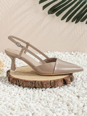 Xin Jing Shoes أحذية نسائية ذات كعب عالي وأصبع مدبب للموسم الخريفي/الشتوي، تتناسب مع أي فستان، عصرية، متعددة الاستخدامات وأنيقة، كعب قطة، للحفلات، كعب إبرة