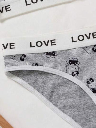 Sanrio ملابس داخلية مطاطية للسيدات من قطعة واحدة من Hello Kitty