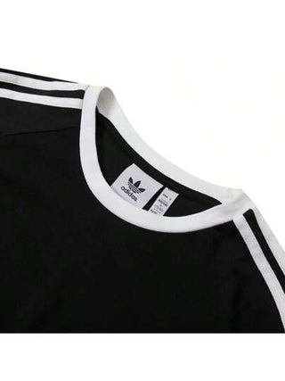 Adidas Originals قميص ثقيل سبورت بأكمام طويلة رجالي من أديداس أورجينالز مع تصميم 3 خطوط قابل للتنفس، IA4877