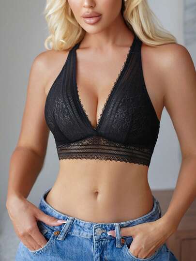 SHEIN صدرية من الدانتيل، تصميم أنيق وبسيط مناسب للصيف