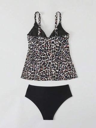 طقم تانكيني حريمي Swim Lushoire ملابس شاطئية للنساء ذات حمالات رفيعة أنيقة وكاجوال تشمل ملابس علوية تانكيني