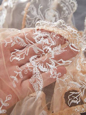 مجموعة ملابس داخلية نسائية جذابة 2 قطعة، حمالة صدر شبكية مطرزة بالزهور مع كؤوس سلكية قابلة للتعديل وسروال قابل للتعديل، مجموعة ملابس داخلية شفافة مزينة بالدانتيل، ربيع/صيف