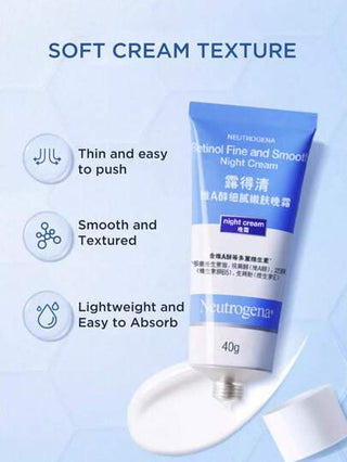 Neutrogena كريم ليلي مكثف مرطب بفيتامين سي والريتينول 24، 40 جرام