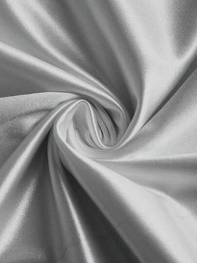 SHEIN Unity تنورة مزينة بطيات على شكل ذيل حورية البحر للتنقل بأناقة، باللون الفضي