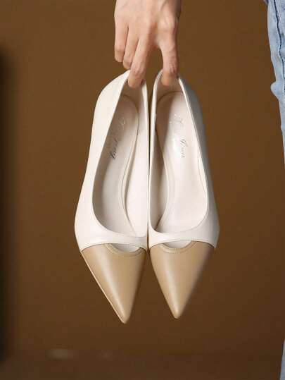 Xin Jing Shoes أحذية كعب عالي موضة جديدة للخريف/الشتاء، متعددة الاستخدامات، مناسبة للعمل أو الارتداء اليومي، أنيقة