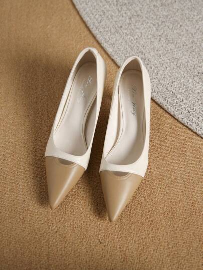Xin Jing Shoes أحذية كعب عالي موضة جديدة للخريف/الشتاء، متعددة الاستخدامات، مناسبة للعمل أو الارتداء اليومي، أنيقة