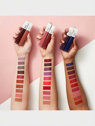 Maybelline أحمر شفاه ماتي ماتي سوبرستاي 70 أمازوني - أحمر شفاه ماتي، أحمر شفاه طويل الأمد، مايبيلين، 0.17 أونصة/5 مل - أحمر شفاه ماتي، طويل الأمد، لمعة الشفاه، صبغة الشفاه