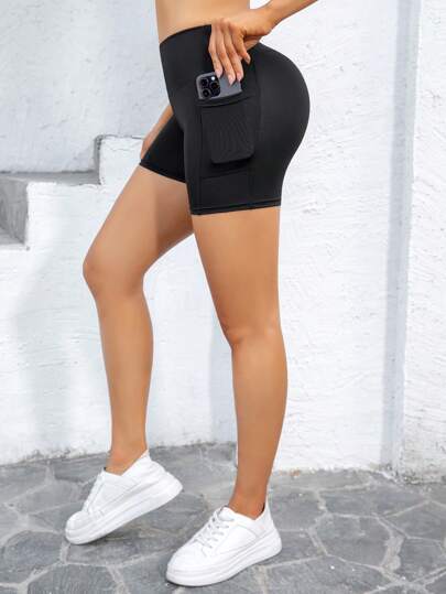شورتات رياضية للنساء للصيف، بنطلونات رياضية للنساء، بنطلونات رياضية بجيوب، شورتات دراجة سوداء، شورتات رياضية للنساء مع جيوب، سراويل يوغا ذات خصر عالي لتحكم البطن، بنطلونات ضاغطة إحساس عاري، شورتات للركض والتدريب