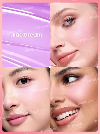 SHEGLAM أحمر خدود سائل "كولور بلوم"-Lilac Dream عيد الأب التخرج عيد الميلاد العطلة الربيع الصيف Y2K فاخر أزياء مكياج مستحضرات التجميل حفل شاطئ سفر تخييم في الهواء الطلق المدرسة الحرم الجامعي رحلة مهرجانات ديكور هدية حاضر وردة فتاة تنكر أفضل لون سحر أجواء