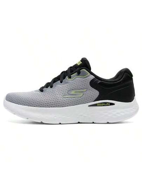 Skechers أحذية الجري الخفيفة للرجال GO RUN LITE، أحذية تدريب منخفضة القمة للتنقل اليومي والارتداء اليومي والسفر الخارجي، 220898-GYBK