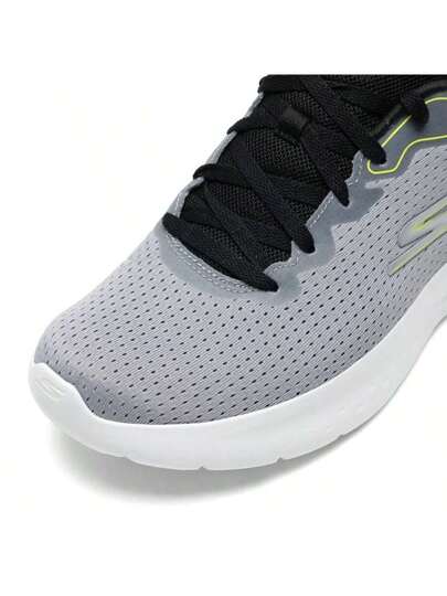 Skechers أحذية الجري الخفيفة للرجال GO RUN LITE، أحذية تدريب منخفضة القمة للتنقل اليومي والارتداء اليومي والسفر الخارجي، 220898-GYBK