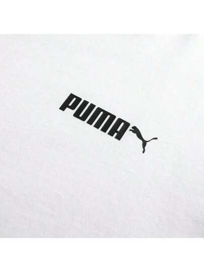 Puma تيشيرت رياضي رجالي للجري والتدريب اللياقة البدنية، تي شيرت قصير الأكمام صيفي مريح، علامة ESS رقم 2 على الشريط، 692484-02