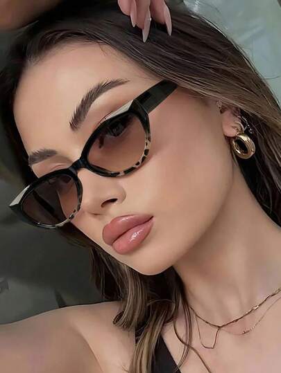 قطعة واحدة من نظارات الموضة ذات الحافة الكاملة للنساء بتصميم فينتيج بوهيميا، مناسبة للاستخدام في الخارج، هدية للصيف والشاطئ والعطلات، للاستخدام الخارجي