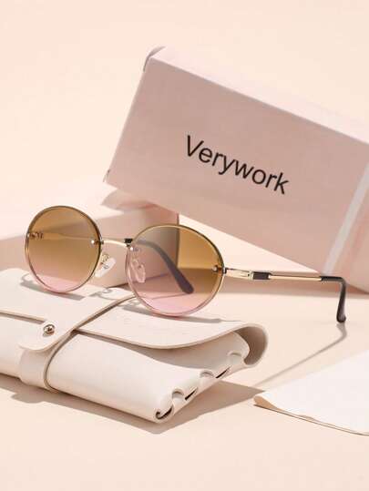 Verywork 1 قطعة نظارات شمسية نسائية كلاسيكية فاخرة وأنيقة على الطراز الإنستغرامي ، مناسبة للقيادة والأنشطة الخارجية اليومية والمناسبات الرسمية ، إكسسوارات موضة صيفية مناسبة للشاطئ والسفر والرحلات الخارجية