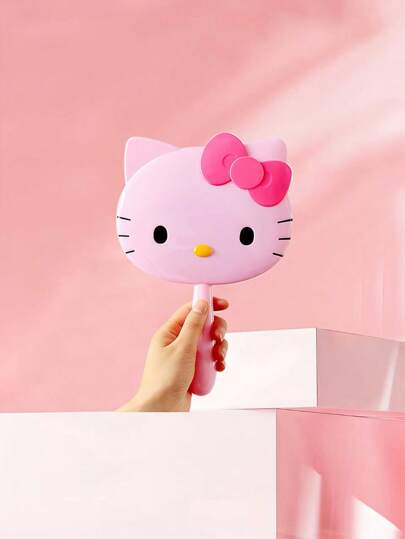 Sanrio 1 قطعة/9 قطع/12 قطعة/28 قطعة مجموعة فرش مكياج من سانريو هالو كيتي وردية الفتيات، وسادة بودرة, مرآة قابلة للطي الوجه, مرآة يدوية, فرشاة مكياج, شريط غسل الوجه، مقطع الشعر المتساقط, مشط وسادة هوائية صغيرة
