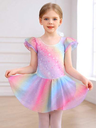 ملابس رياضية أطفال E.DANCE ملابس باليه مناسبة للأطفال والبنات