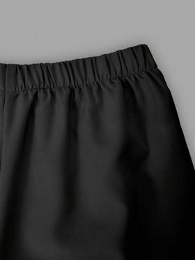 SHEIN ChillGRL مجموعة ب- 2 قطعة لفتيات المراهقات، تي شيرت بياقة طاقم بطباعة حرفية + بنطلون كارجو، أسلوب ملابس الشارع الكاجوال