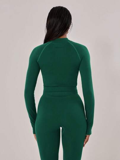 Musera Sport ملابس علوية رياضية بأكمام طويلة ومقصرة مع تفاصيل خياطة الوصلات، ملائمة لأنشطة رياضية مثل البادل والتنس والبيكلبول