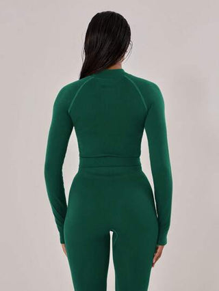 Musera Sport ملابس علوية رياضية بأكمام طويلة ومقصرة مع تفاصيل خياطة الوصلات، ملائمة لأنشطة رياضية مثل البادل والتنس والبيكلبول