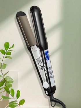 مقوم الشعر الاحترافي CRASTS، تسخين MCH سريع، شاشة LCD، ضبط درجة الحرارة السريع، لوح صلب من التيتانيوم، استخدام المنزل والصالون، هدية العناية بالشعر