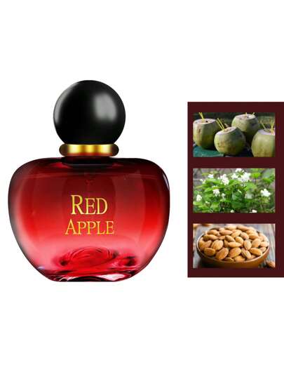 عطر التفاح الأحمر للنساء برائحة دائمة ، ماء غسول فاخر للرش في النهار أو الليل ، مع رائحة زهور طازجة وعطر ليموني ، أمر أساسي للمواعدة ، رائحة فاكهية ، رائحة دائمة ، للرش للطلاب