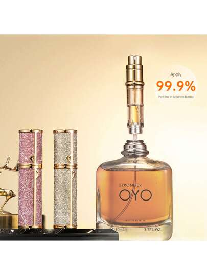 زجاجة عطر قابلة للتعبئة 5مل، رذاذ عطر جلد لامع للسفر، زجاجة عطر صغيرة، وعاء سائل قابل لإعادة التعبئة، ضروريات السفر، متعدد الألوان